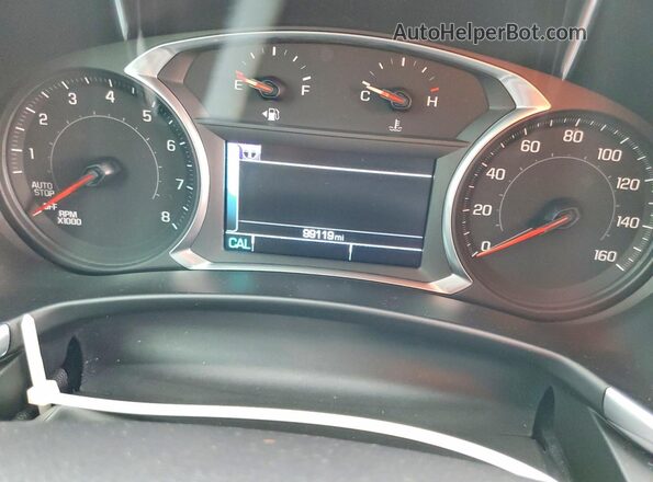 2GNAXSEV8J6131824 2018 CHEVROLET EQUINOX Бордовый Вид щитка приборов