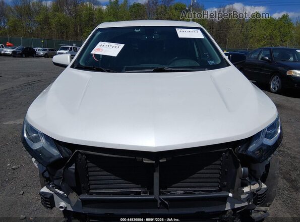 2GNAXTEX4J6169686 2018 CHEVROLET EQUINOX Белый Вид щитка приборов