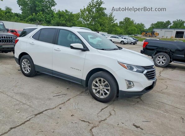 2GNAXUEVXM6159897 2021 CHEVROLET EQUINOX Белый Передняя правая четверть