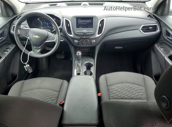 2GNAXUEVXM6159897 2021 CHEVROLET EQUINOX Белый Вид панели приборов