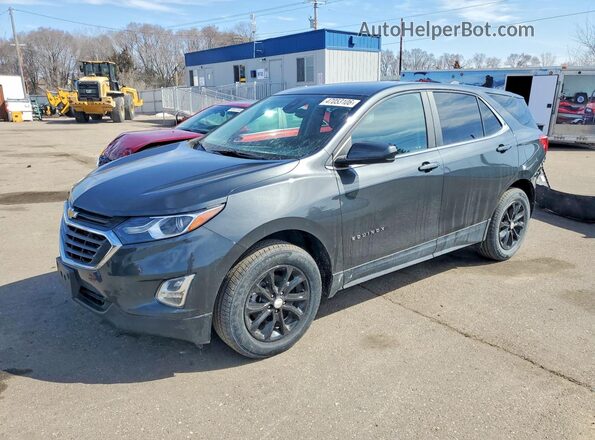 2GNAXUEVXM6160418 2021 CHEVROLET EQUINOX Серый Передняя левая четверть