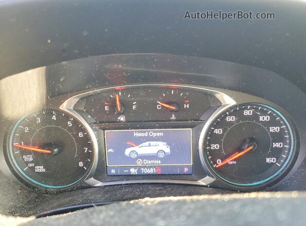 2GNAXYEX4L6241275 2020 CHEVROLET EQUINOX Черный Вид щитка приборов