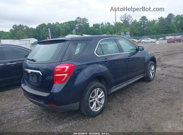 2GNFLEEK1H6177269 2017 CHEVROLET EQUINOX Синий Задняя правая четверть