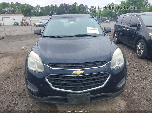2GNFLEEK1H6177269 2017 CHEVROLET EQUINOX Синий Вид щитка приборов