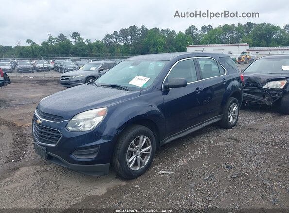 2GNFLEEK1H6177269 2017 CHEVROLET EQUINOX Синий Передняя левая четверть