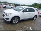 2016 Chevrolet Equinox Ls White vin: 2GNFLEEK4G6267045