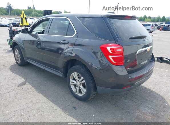 2GNFLEEK5G6230876 2016 CHEVROLET EQUINOX Серый Задняя левая четверть