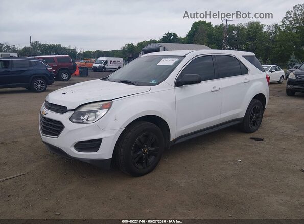 2GNFLEEK6G6267032 2016 CHEVROLET EQUINOX Белый Передняя левая четверть
