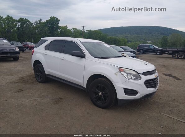 2GNFLEEK6G6267032 2016 CHEVROLET EQUINOX Белый Передняя правая четверть