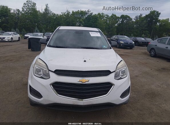 2GNFLEEK6G6267032 2016 CHEVROLET EQUINOX Белый Вид щитка приборов