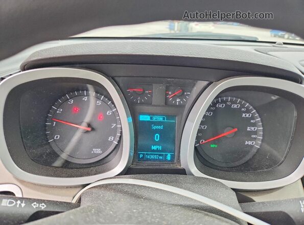 2GNFLEEK7G6264687 2016 CHEVROLET EQUINOX Черный Вид щитка приборов