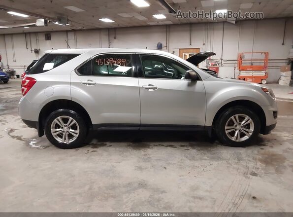2GNFLEEK8G6322810 2016 CHEVROLET EQUINOX Silver Widok wnętrza z tyłu
