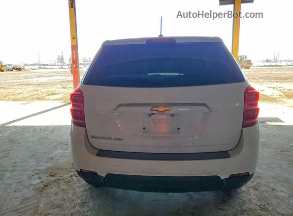 2GNFLEEKXH6172281 2017 CHEVROLET EQUINOX White Widok z tyłu