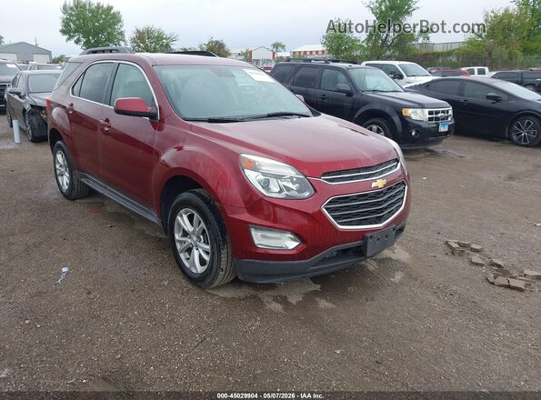 2GNFLFEK0H6218111 2017 CHEVROLET EQUINOX Красный Передняя правая четверть