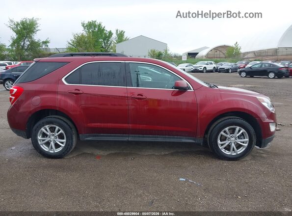 2GNFLFEK0H6218111 2017 CHEVROLET EQUINOX Красный Вид задней части салона