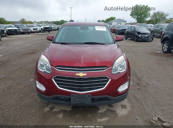 2GNFLFEK0H6218111 2017 CHEVROLET EQUINOX Красный Вид щитка приборов