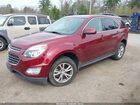 2017 Chevrolet Equinox Lt Красный vin: 2GNFLFEK4H6157779