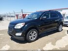 2017 Chevrolet Equinox Lt Черный vin: 2GNFLFEK7H6300515