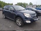 2016 Chevrolet Equinox Lt Синий vin: 2GNFLFEK8G6339113