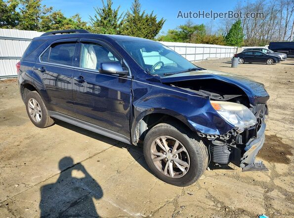 2GNFLFEKXG6173029 2016 CHEVROLET EQUINOX Blue Front right
