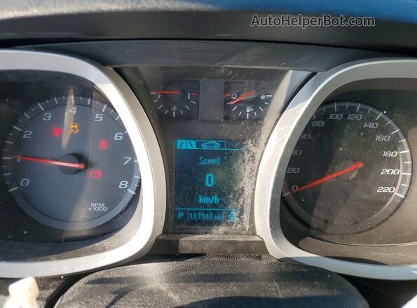2GNFLGE30G6183325 2016 CHEVROLET EQUINOX Red Instrument cluster view