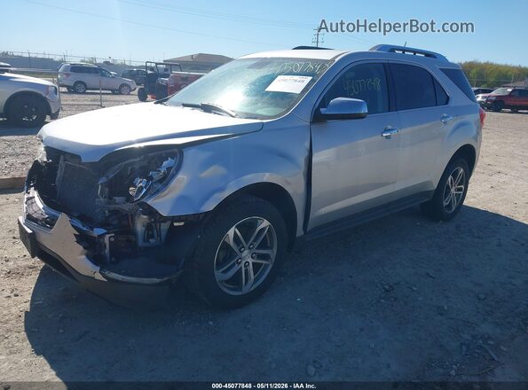 2GNFLGE3XG6137565 2016 CHEVROLET EQUINOX Серебряный Передняя левая четверть
