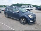 2016 Chevrolet Equinox Ltz Blue vin: 2GNFLGEK4G6306034