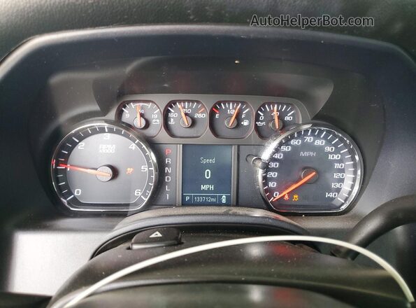 2GT22NEG7K1239445 2019 GMC SIERRA White Vista del cuadro de instrumentos