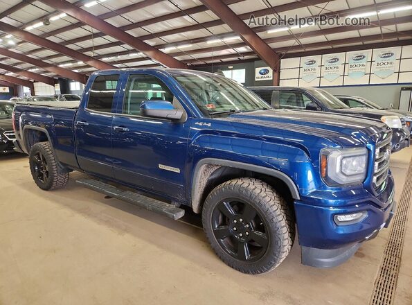 2GTV2LEC6K1175820 2019 GMC SIERRA Синий Передняя правая четверть