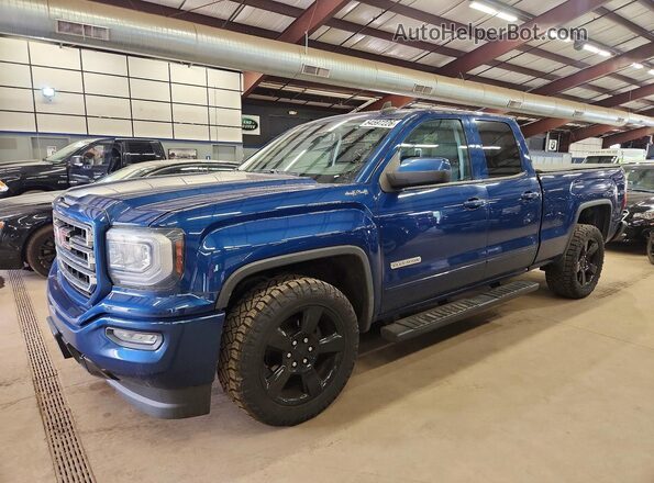 2GTV2LEC6K1175820 2019 GMC SIERRA Синий Передняя левая четверть