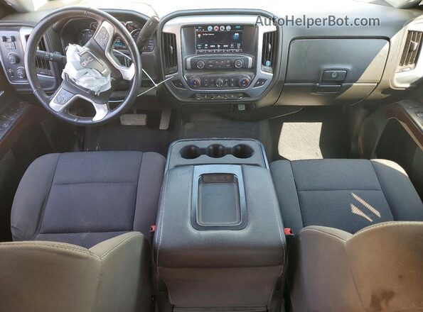 2GTV2MEC3K1243920 2019 GMC SIERRA White Widok deski rozdzielczej