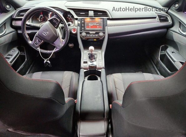2HGFC1E53HH703886 2017 HONDA CIVIC Gray Widok deski rozdzielczej