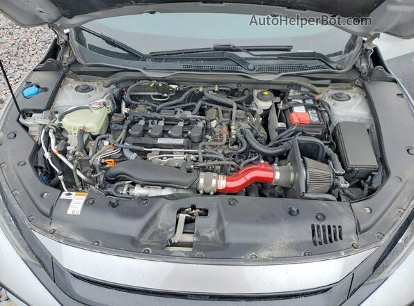 2HGFC1E58KH702739 2019 HONDA CIVIC Серебряный Вид задней части салона