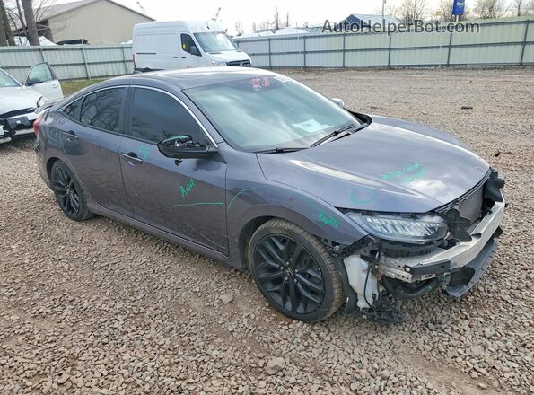 2HGFC1E59LH701679 2020 HONDA CIVIC Серый Передняя правая четверть