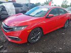 2019 Honda Civic Ex Красный vin: 2HGFC1F30KH650715