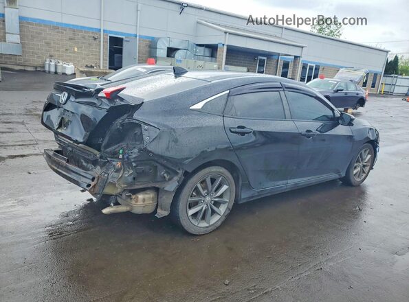 2HGFC1F30MH704629 2021 HONDA CIVIC Черный Задняя правая четверть