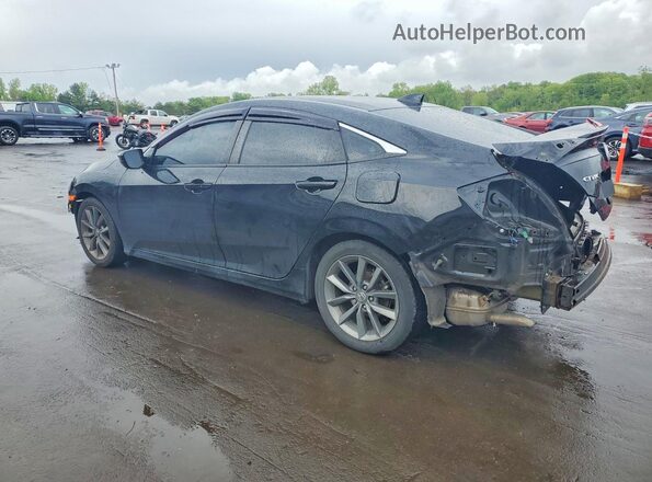 2HGFC1F30MH704629 2021 HONDA CIVIC Черный Задняя левая четверть