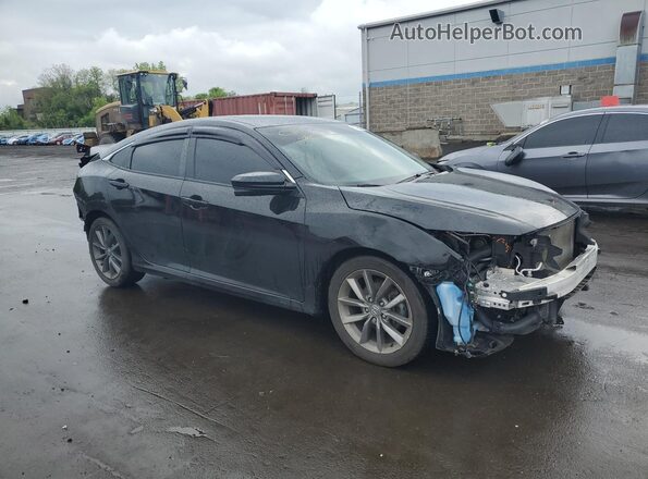 2HGFC1F30MH704629 2021 HONDA CIVIC Черный Передняя правая четверть
