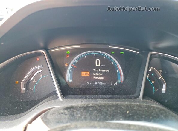 2HGFC1F30MH704629 2021 HONDA CIVIC Черный Вид щитка приборов