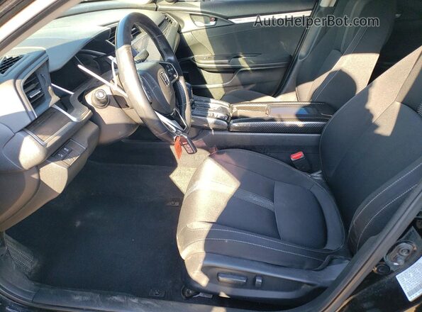2HGFC1F30MH704629 2021 HONDA CIVIC Черный Вид салона спереди