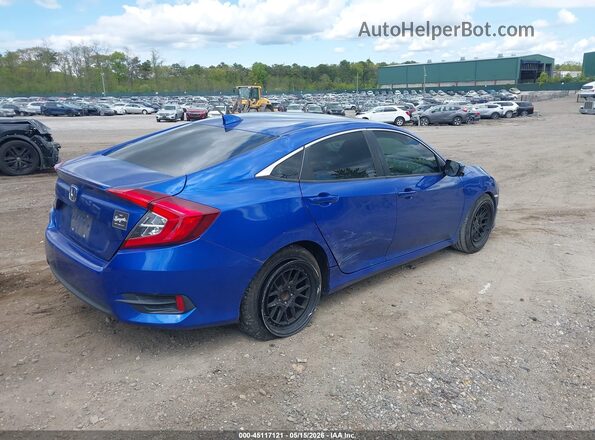2HGFC1F36GH653934 2016 HONDA CIVIC Blue Задня права чверть