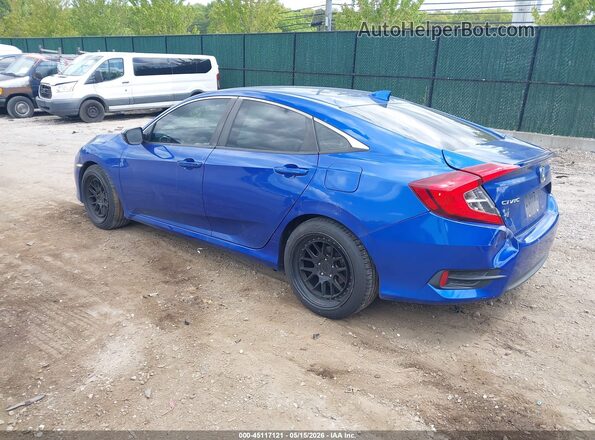 2HGFC1F36GH653934 2016 HONDA CIVIC Blue Задня ліва чверть