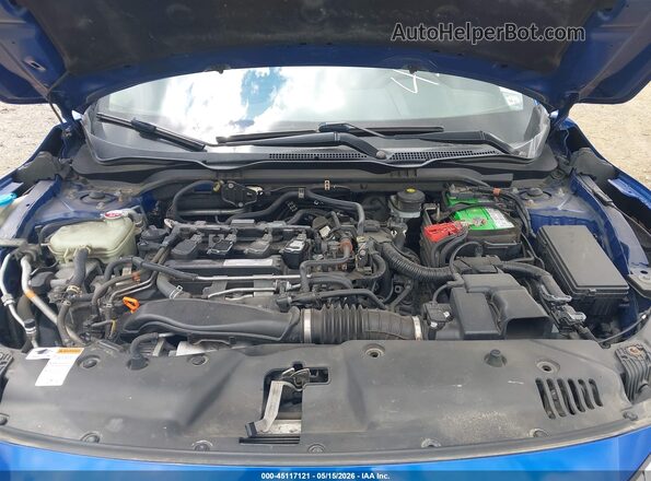 2HGFC1F36GH653934 2016 HONDA CIVIC Blue Вид ззаду