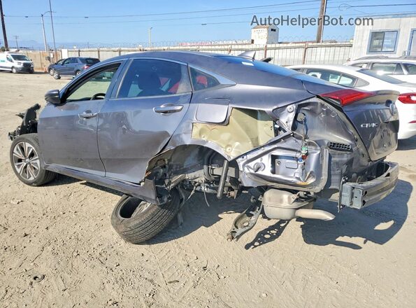2HGFC1F37GH646538 2016 HONDA CIVIC Gray Trasero izquierdo