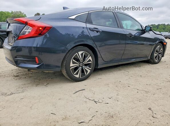 2HGFC1F37HH659033 2017 HONDA CIVIC Blue Tył prawy
