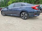 2017 Honda Civic Ex Blue vin: 2HGFC1F37HH659033
