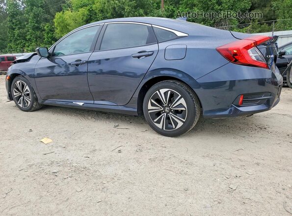 2HGFC1F37HH659033 2017 HONDA CIVIC Blue Tył lewy