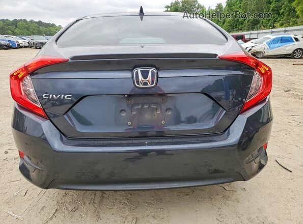 2HGFC1F37HH659033 2017 HONDA CIVIC Blue Widok z tyłu