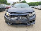 2017 Honda Civic Ex Blue vin: 2HGFC1F37HH659033