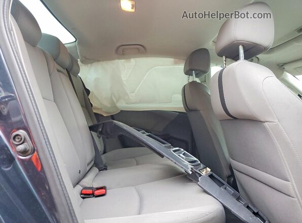 2HGFC1F37HH659033 2017 HONDA CIVIC Blue Widok tylnych siedzeń